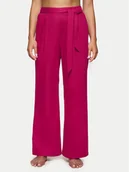 Spodnie damskie - Triumph Spodnie materiałowe Summer 10222571 Różowy Relaxed Fit - miniaturka - grafika 1