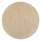 Dywany - Beżowy okrągły dywan wełniany ø 160 cm Leaf – Flair Rugs - miniaturka - grafika 1