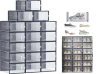 Pokrowce na ubrania - 18X Pudełko Organizer Na Buty Składane Zestaw Pudełek Do Rozmiaru 44 Duże - miniaturka - grafika 1