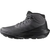 Buty trekkingowe damskie - Salomon Damskie buty trekkingowe Elixir Tour MID, wodoodporne, asfaltowe/czarne/Castlerock, 36 2/3 EU, Asphalt Black Castlerock, 36 2/3 EU - miniaturka - grafika 1
