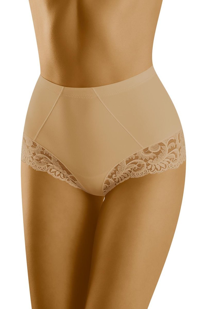 Wol-Bar Exepta beżowy XL Majtki figi modelujące