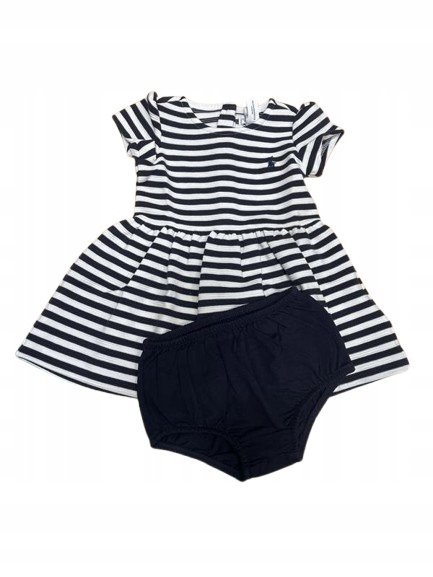 RALPH LAUREN SUKIENKA DZIEWCZĘCA W PASKI Z MAJTKAMI 66 KTB