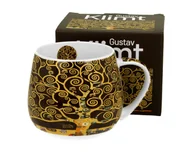 Kubki - Porcelanowy kubek baryłka Klimt Tree Of Life 430 ml - miniaturka - grafika 1