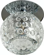 Lampy sufitowe - Candellux Podtynkowa halogenowa OPRAWA sufitowa OCZKO SK-20 2280243 Chrom transparentny - miniaturka - grafika 1