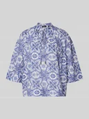 Bluzki damskie - Bluzka w kroju regular fit z dekoltem typu łezka model 'Beyda' - miniaturka - grafika 1