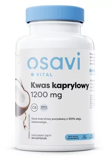 Osavi - Kwas Kaprylowy, 1200mg, 120 kapsułek miękkich - Witaminy i minerały - miniaturka - grafika 1