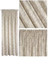 Zasłony - Eurofirany Zasłona Riva kremowa 140 x 270 cm na taśmie - miniaturka - grafika 1