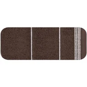 Ręczniki - Eurofirany Euro Firany Ręcznik Kąpielowy Mira 04 500 g/m2 Brązowy 50x90 1071274 - miniaturka - grafika 1