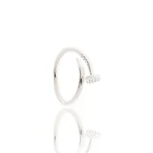 Pierścionki - Pierścionek srebrny gwóźdź - miniaturka - grafika 1