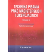 E-booki - nauka - Technika pisania prac magisterskich i licencj Radosław Zenderowski - miniaturka - grafika 1