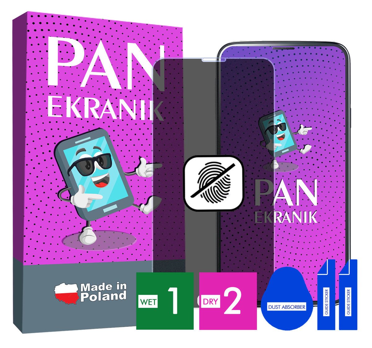 FOLIA 5D PRYWATYZUJĄCA MATOWA DO SAMSUNG GALAXY S5 CAŁY EKRAN ORYGINALNA