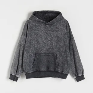 Reserved - Bluza oversize z efektem sprania - Szary - Bluzy dla chłopców - miniaturka - grafika 1