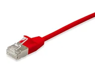 Kable miedziane - Equip Patchkabel Cat6A S/FTP 2xRJ45 0.50m rot SSTP Slim 606143 - miniaturka - grafika 1