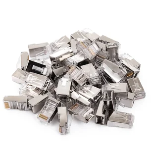 Wtyk RJ45 przelotowy kat5e FTP PT-RJ455FT-0 100szt - Pozostałe akcesoria sieciowe - miniaturka - grafika 6
