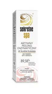 Sekretne Spa Aktywny peeling enzymatyczny ze śluzem ślimaka 100ml Sekretne Spa - Peelingi i scruby do twarzy - miniaturka - grafika 1