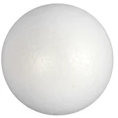 Ozdoby bożonarodzeniowe - Kula styropianowa 15 cm biała - miniaturka - grafika 1