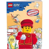 Kolorowanki, wyklejanki - LEGO(R) City Kolorowanka z naklejkami Nowa - miniaturka - grafika 1