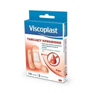 Apteczki i materiały opatrunkowe - 3M VISCOPLAST Zestaw plastrów tamujących krwawienie x 14 szt - miniaturka - grafika 1