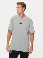 Koszulki męskie - adidas T-Shirt Brand Love IW3541 Szary Loose Fit - miniaturka - grafika 1