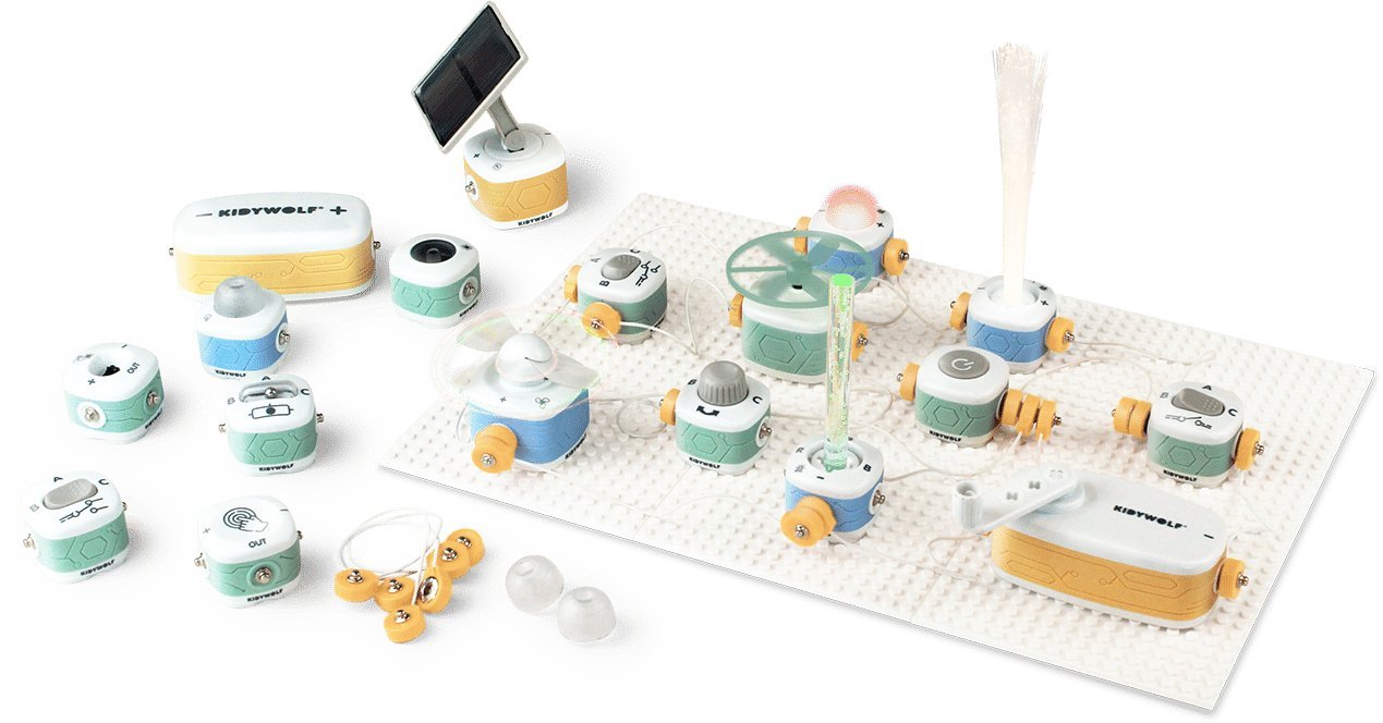 Kidywolf Kidywolf Electricity Experiment Kit 18-pieces