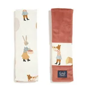 Akcesoria do wózków - Ochraniacz na pasy, Heartbeat Pink Music, La Millou - miniaturka - grafika 1