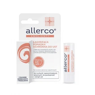 Allerco Allerco Emolienty Łagodząca Pomadka ochronna do ust 4.9g - Szminki - miniaturka - grafika 2