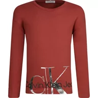 Bluzy dla dziewczynek - CALVIN KLEIN JEANS Bluzka | Regular Fit - miniaturka - grafika 1