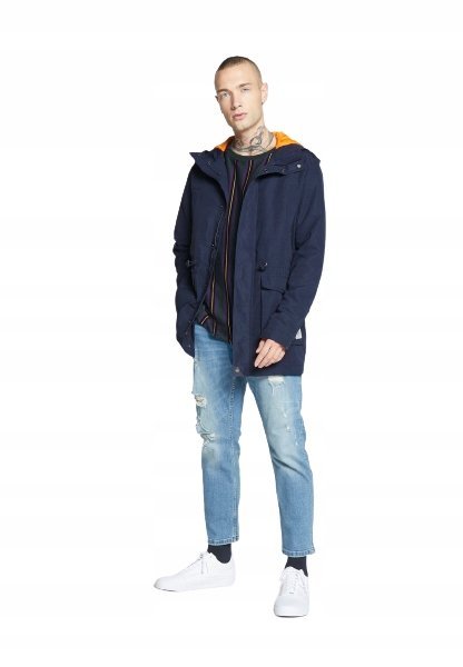 Męska Kurtka Granatowa Parka XS Only Sons 1z7e6_a*