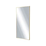 Lustra - Lustro łazienkowe prostokątne 100x50 cm Excellent Kuadro w ramie złoty szczotkowany DOEX.KU100.050.GB - miniaturka - grafika 1
