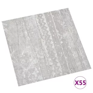 Samoprzylepne panele podłogowe, 55 szt., PVC, 5,11 m², szare Lumarko! - Panele podłogowe - miniaturka - grafika 3