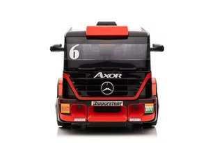 Auto Na Akumulator Mercedes + Naczepa XMX622B Czerwony LCD - Pojazdy elektryczne dla dzieci - miniaturka - grafika 1