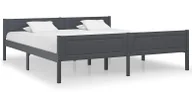 Łóżka - Szare podwójne łóżko z litego drewna 180x200 C3-T56 - miniaturka - grafika 1