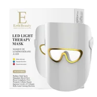 Masażery - ErthSkin London Maska do terapii światłem LED z 3 trybami kolorów – biała Urządzenia do masażu twarzy 1 ct Damski - miniaturka - grafika 1