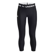 Spodnie i spodenki dla dziewczynek - Legginsy dziewczęce Under Armour Ankle Crop - miniaturka - grafika 1