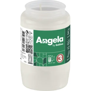 Wkład olejowy Angela RC03.A 50 h biały - Lampiony i znicze - miniaturka - grafika 1