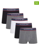 Majtki męskie - Reebok Bokserki (5 par) "Baird" w kolorze szarym, czarnym i białym - miniaturka - grafika 1