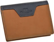 Portfele - Portfel Męski Skórzany Nubuk Rozbudowany Pojemny Skóra Naturalna Matowy - miniaturka - grafika 1