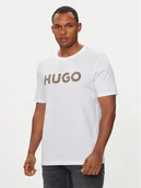 Koszulki męskie - Hugo T-Shirt Dulivio_U243 50519724 Biały Regular Fit - miniaturka - grafika 1
