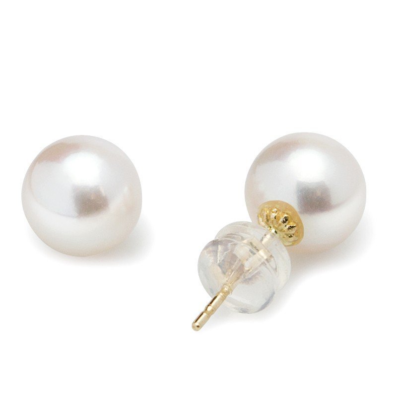 Apearl, Kolczyki z perłami morskimi Akoya, 7,5-8 mm