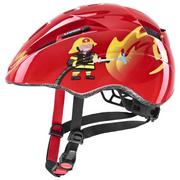 Kaski rowerowe - UVEX Kid 2 Kask rowerowy Dzieci, red fireman 46-52cm 2021 Kaski dla dzieci S4143063015 - miniaturka - grafika 1