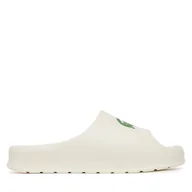 Klapki i japonki męskie - Klapki Lacoste 7-48CMA0022 Biały - miniaturka - grafika 1