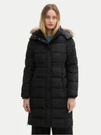 Kurtki damskie - Tom Tailor Kurtka zimowa 1042915 Czarny Regular Fit - miniaturka - grafika 1