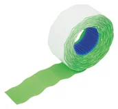 Etykiety samoprzylepne i bloki etykiet - Grand Taśma metkownica 26x12 1rzędowa falista zielona - 800 etykiet - miniaturka - grafika 1