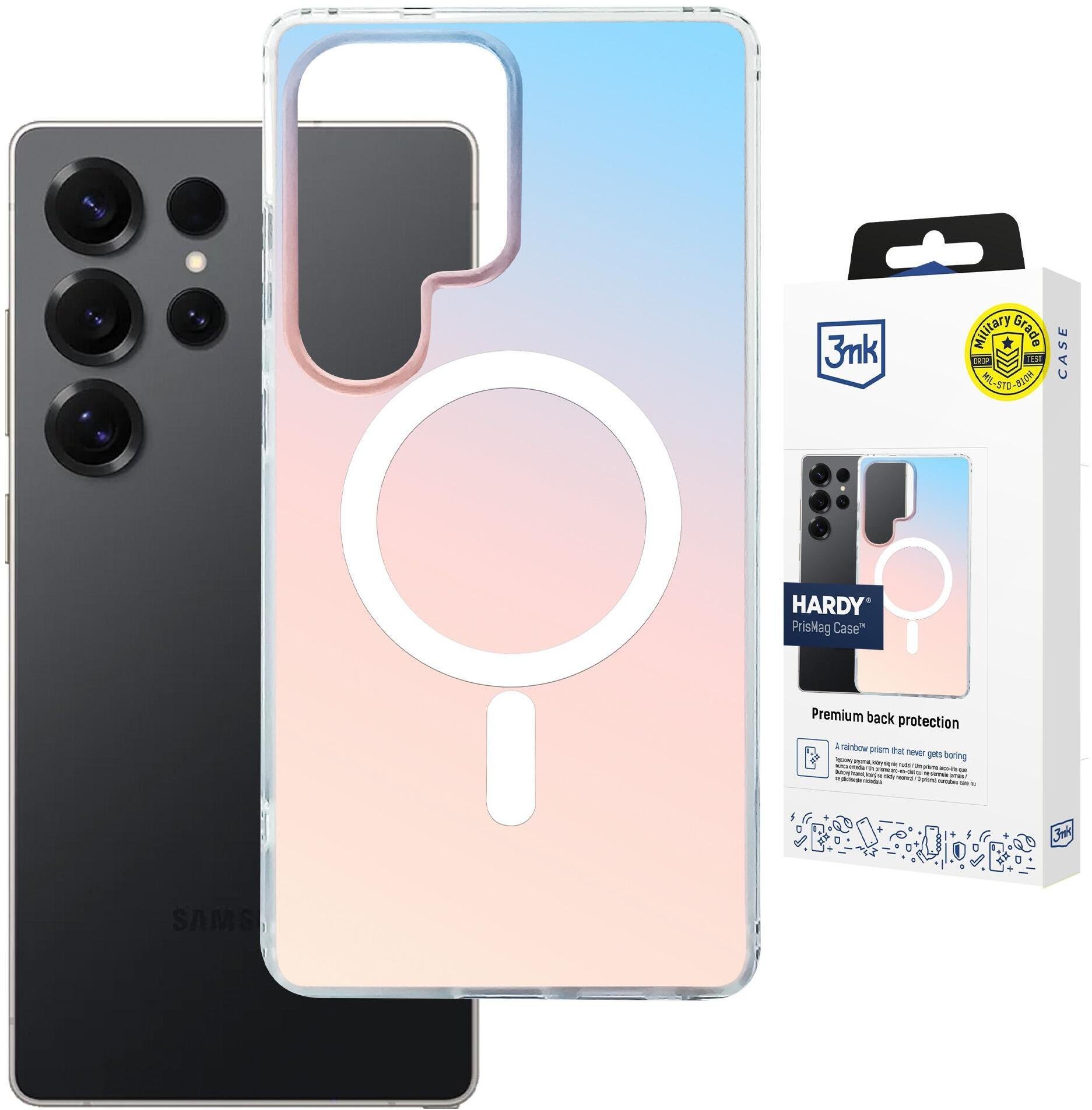 3MK Samsung Galaxy S24 Ultra - 3mk Hardy PrisMag Case