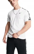 Koszulki męskie - Koszulki Męskie Nike Białe Bawełniane r. XXL Sportowe - miniaturka - grafika 1