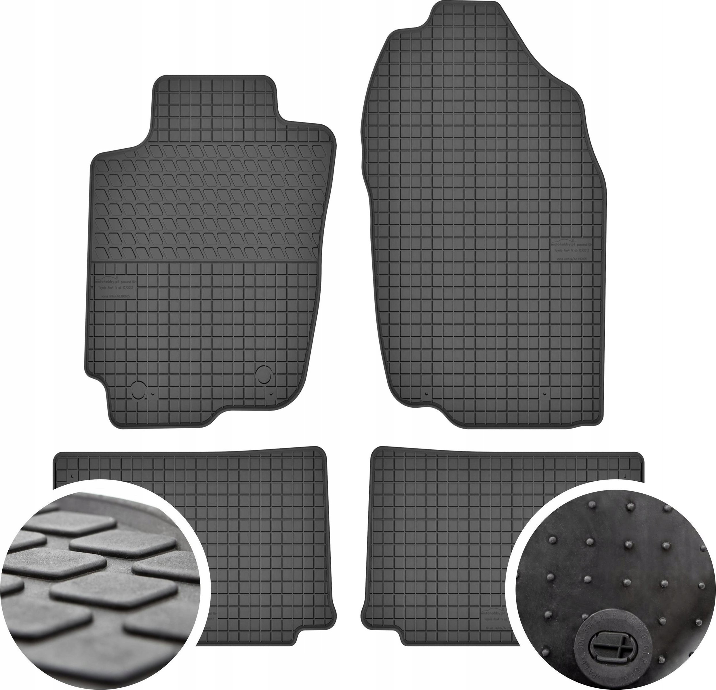 Auto Comfort Dywaniki gumowe do Toyota RAV4 IV 2012-2019