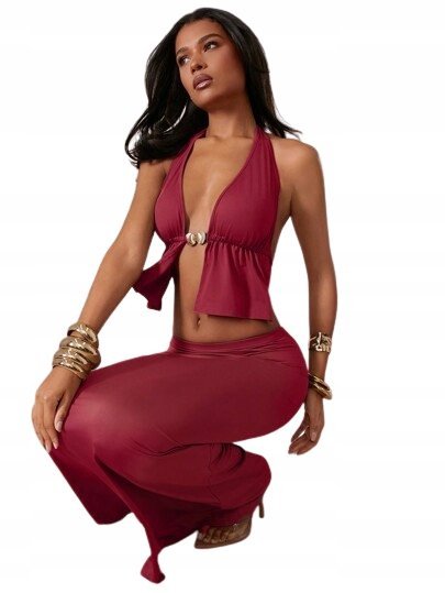 Damska Spódnica Dopasowana Czerowna Klasyczna M Łyn