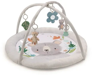 Kinderkraft COZYPLAY - miękka mata edukacyjna z zabawkami Grey - Maty edukacyjne - miniaturka - grafika 1