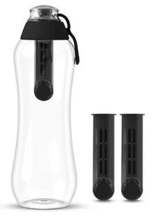 Butelka filtrująca wodę Dafi 0,7 L + 2 filtry - Czarny - Shakery i bidony sportowe - miniaturka - grafika 1