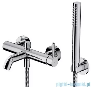 Omnires Y bateria wannowa z zestawem prysznicowym chrom Y1231CR - Baterie wannowe i prysznicowe - miniaturka - grafika 1